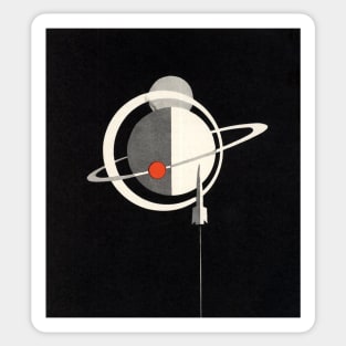 Vintage Soviet Space Travel Sticker